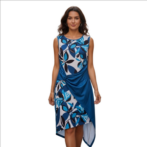 Blue Floral Dress